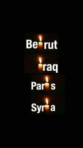 Beirut Iraq Paris Syria